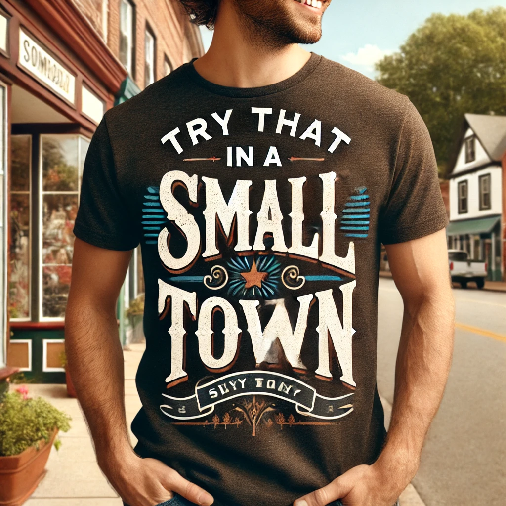 Try That in a Small Town Shirt: Embrace the Country Spirit